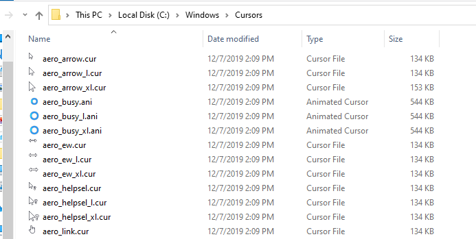 CUR файлов формат
